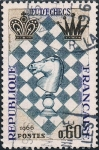 Stamps France -  FESTIVAL INTERNACIONAL DE AJEDREZ, EN HAVRE. Y&T Nº 1480