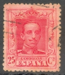 Stamps : Europe : Spain :  ESPAÑA 1922_317 Alfonso XIII. Tipo Vaquer