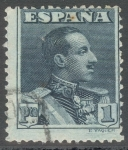 Stamps Spain -  ESPAÑA 1922_321 Alfonso XIII. Tipo Vaquer