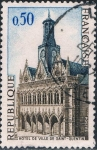 Stamps France -  TURISMO 1966-67. AYUNTAMIENTO DE ST. QUENTIN. Y&T Nº 1499