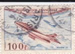 Sellos de Europa - Francia -  Avión- Mystere IV