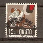 Stamps Malta -  CARIDAD  ( SAN  MARTÌN )