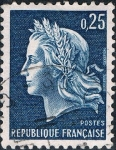 Stamps : Europe : France :  MARIANNE DE CHEFFER 1967-69. Y&T Nº 1535