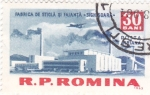 Stamps Romania -  Fabrica de  Sitiglá