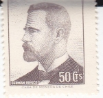 Stamps : America : Chile :  Germán Riesco- Presidente de la Republica