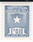 Sellos de America - Chile -  Modernización- Escudo-