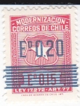 Stamps Chile -  Modernización- Escudo-