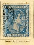 Stamps Spain -  Alfonso XII Ed 1875 Comunicaciones