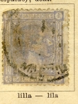 Sellos del Mundo : Europa : Espa�a : Alfonso XII Ed 1875 Comunicaciones