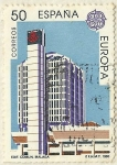 Stamps Spain -  EDIFICIO DE CORREOS DE MALAGA