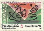 Stamps : Europe : Spain :  JUEGOS PARAOLIMPICOS BARCELONA 