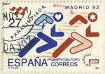 Stamps Spain -  PARALIMPIADA MADRID ' 92