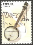 Stamps Spain -  Instrumento musical, banjo