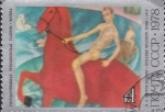 Stamps Russia -  caballo rojo