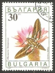 Stamps Bulgaria -  3327 - mariposa hyles lineata