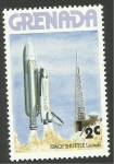 Stamps Grenada -  Cohete