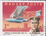 Stamps Hungary -  navy-curtiss nc-4