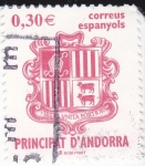 Stamps Andorra -  Escudo andorrano