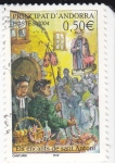 Stamps Andorra -  Els encants de sant Antoni