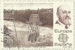 Sellos del Mundo : Europa : Espaa : TRANSBORDADOR SOBRE EL NIAGARA . L. TORRES QUEVEDO
