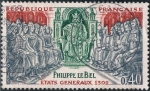 Stamps : Europe : France :  FELIPE IV EL HERMOSO. ESTADOS GENERALES DE 1302. Y&T Nº 1577