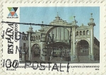 Stamps : Europe : Spain :  ESTRUCTURAS METALICAS . MERCADO DE LANUZA ( ZARAGOZA )