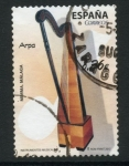Stamps Spain -  ESPAÑA 2012 4710.03 INSTRUMENTOS MUSICALES. ARPA.03