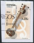 Stamps Spain -  ESPAÑA 2012 4713 INSTRUMENTOS MUSICALES. SITAR  0,83 US$