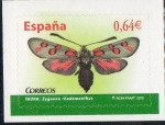 Sellos de Europa - Espa�a -  4535- Fauna. Mariposas. Zygaena radhamanthus.