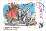 Stamps Spain -  Historia de España- CARTAGINESES (N)