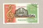 Stamps Hungary -  100 Aniv Academia música Franz Liszt