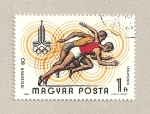 Stamps Hungary -  Olimpiadas Moscú, Atletismo