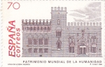 Stamps Spain -  Patrimonio de la Humanidad- LONJA DE LA SEDA-Valencia-      (N)