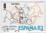 Stamps Spain -  2570-Mundial Futbol España 82