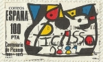 Stamps Spain -  CENTENARIO DE PICASSO 1881 - 1973