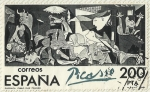 Stamps Spain -   GERNICA DE PABLO RUIZ PICASSO 