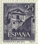 Stamps Spain -  MONASTERIO DE SAN JOSE . AVILA