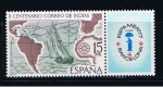 Stamps Spain -  Edifil  2437  Correo de Indias. Espamer´77  II Cente. de la Real Ordenanza reguladora del Correo Mar