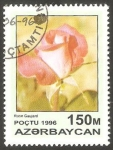 Sellos del Mundo : Asia : Azerbaiyn : 284 - Flor rosa guajard