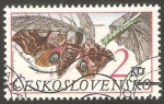 Stamps Czechoslovakia -  2715 - mariposa smerinthus ocellatus