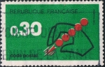 Stamps : Europe : France :  CÓDIGO POSTAL. Y&T Nº 1719