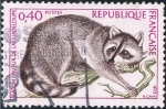 Stamps France -  PROTECCIÓN DE LA NATURALEZA. MAPACHE DE GUADALUPE. Y&T Nº 1754