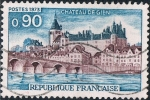Stamps France -  TURISMO 1973. CASTILLO DE GIEN. Y&T Nº 1758