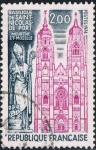 Stamps France -  TURISMO 1974-75. BASÍLICA DE SAN NICOLAS DE PORT. Y&T Nº 1810