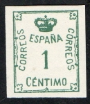 Stamps Europe - Spain -  291- Corona y cifra.