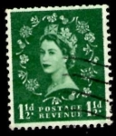 Stamps United Kingdom -  GREAT BRITAIN  1952 QUEEN ELIZABETH