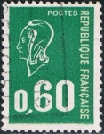 Stamps France -  MARIANNE DE BÉQUET 1974-75. Y&T Nº 1814