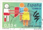 Stamps Spain -  Valóres Cívicos-Dona Sangre        (N)