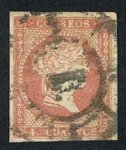 Stamps : Europe : Spain :  ISABEL II
