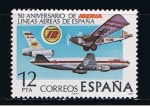 Stamps Spain -  Edifil  2448  L Aniver. de la fundación de la compañía aérea Iberia.  